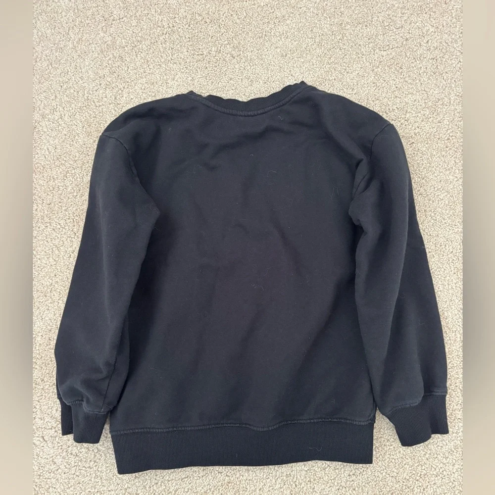 Girls Mad Engine Friends black crew neck sweatshirt 10/12